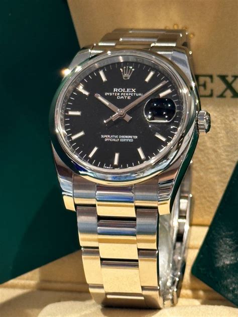 rolex datejust 34mm black bezel|replacement rolex bezel.